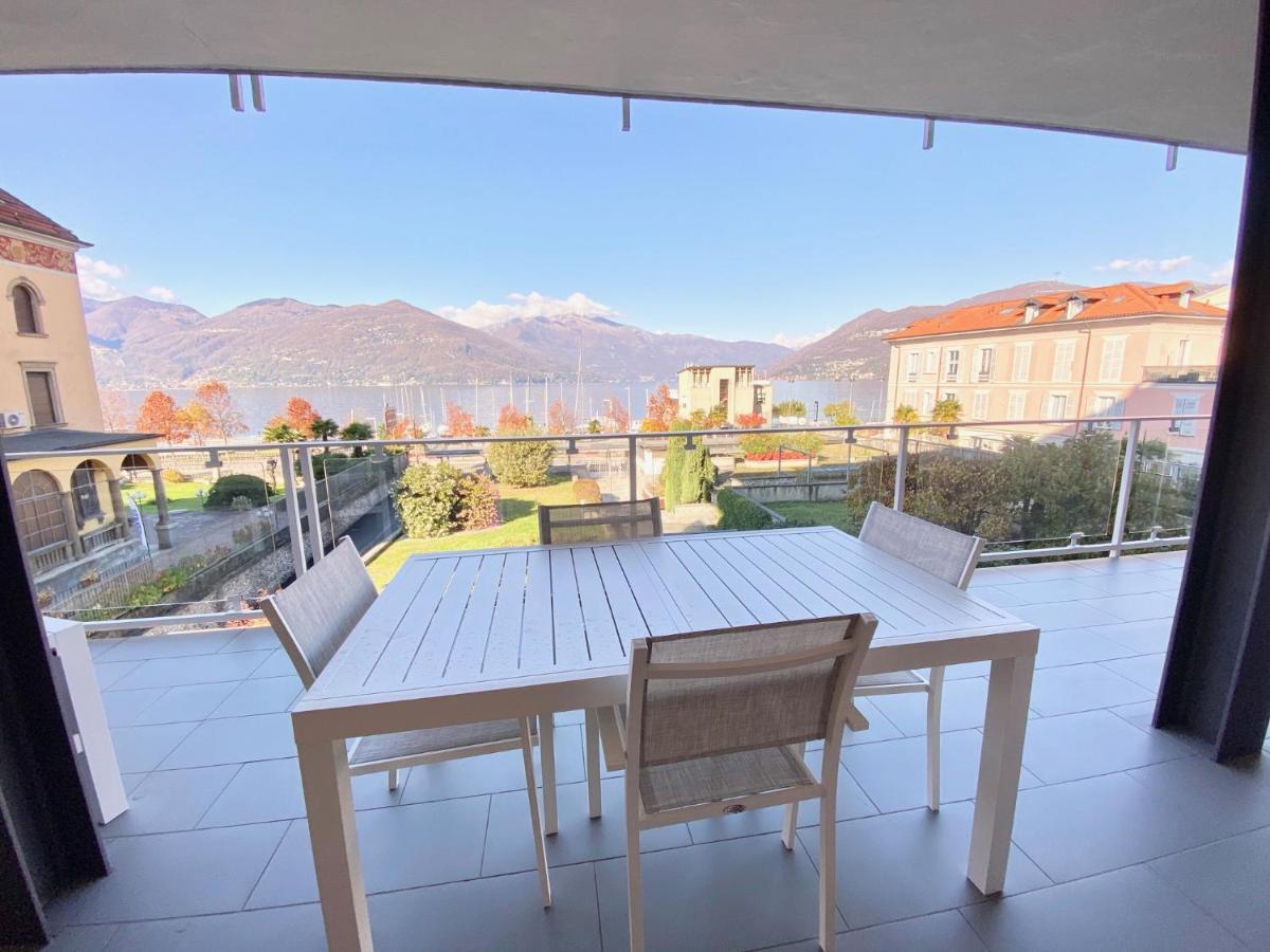 Appartamento Palazzo Di Vetro Luino Eksteriør bilde