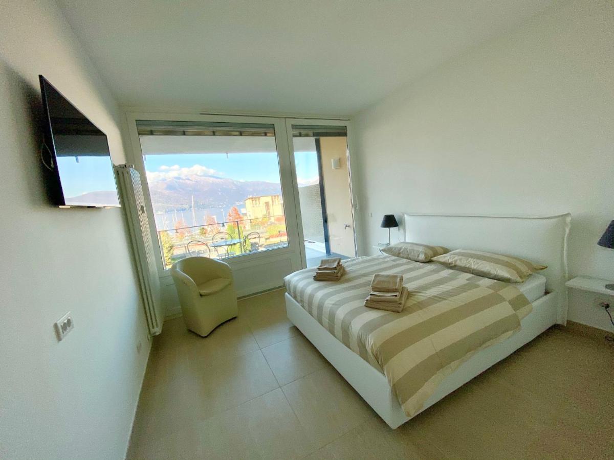 Appartamento Palazzo Di Vetro Luino Eksteriør bilde